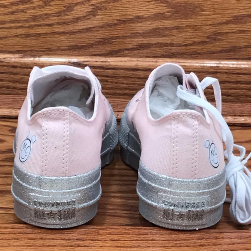 Converse X Miley Cyrus CTAS Lift Ox Pink‎ Dogwood White Silver Platform